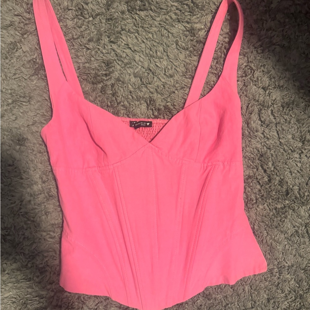 Zara Vibrant Pink Camisole Top